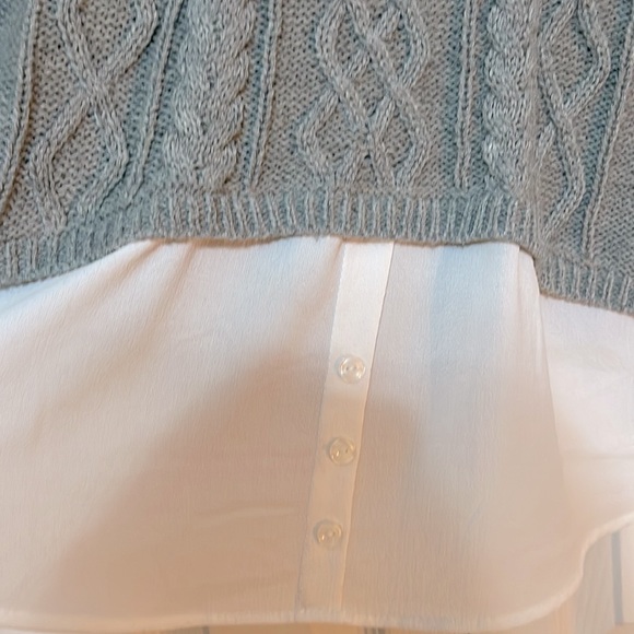 Cute work sweater with blouse attached - Picture 5 of 5